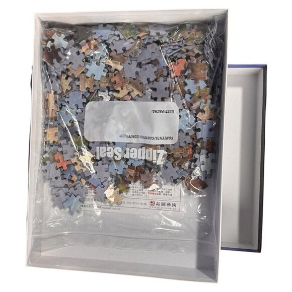 Alfred Sisley's painting "The Bridge at Moret" jigsaw puzzle 520 piece 15"x21" - Picture 2 of 3